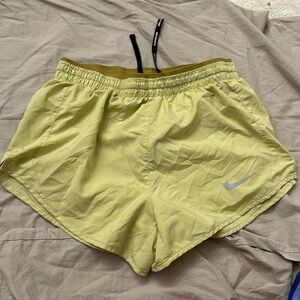 Nike dri-fit shorts yellow green